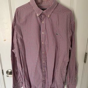 Vineyard Vines men’s long sleeve button down shirt preppy XXL EUC SOUTHERN frame